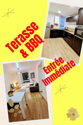 Appart COSY 2 ch avec Terrasse privé & BBQ